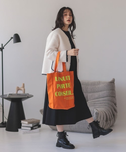 DONOBAN（ドノバン）の「推し活トートバッグ（トートバッグ・レディース・オレンジ/ピンク/グリーン/パープル/ブルー・F）」の18枚目の写真