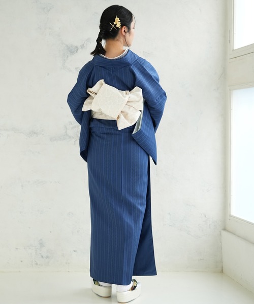 utatane（ウタタネ）の「洗える着物 ストライプ（着物）」 - WEAR