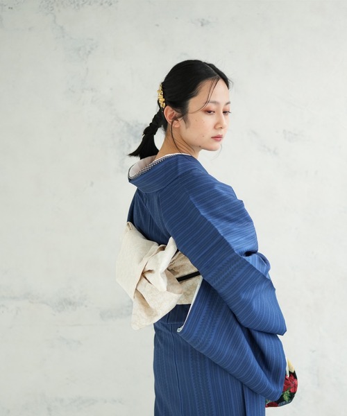 utatane（ウタタネ）の「洗える着物 ストライプ（着物）」 - WEAR