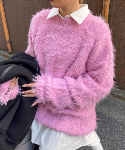 SHAGGIE（シャギー）の「オーバーサイズリッチシャギーニット（ニット