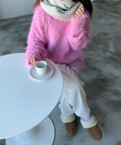 SHAGGIE（シャギー）の「オーバーサイズリッチシャギーニット（ニット