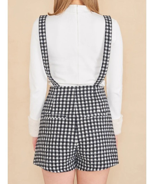 Darich(ダーリッチ)の「ハイウエストサスペンダーショートパンツ(その他パンツ・レディース・ブラウン/ブラック/チェック・M/S)」の19枚目の写真