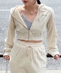 EPIMI E'PIMMY | 〈Set upにも〉Girl crushクロップドジップバーカー(パーカー)