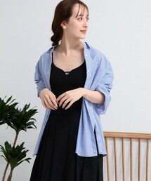 Ray BEAMS | Ray BEAMS / カットアウト スリーブ シャツ(シャツ/ブラウス)