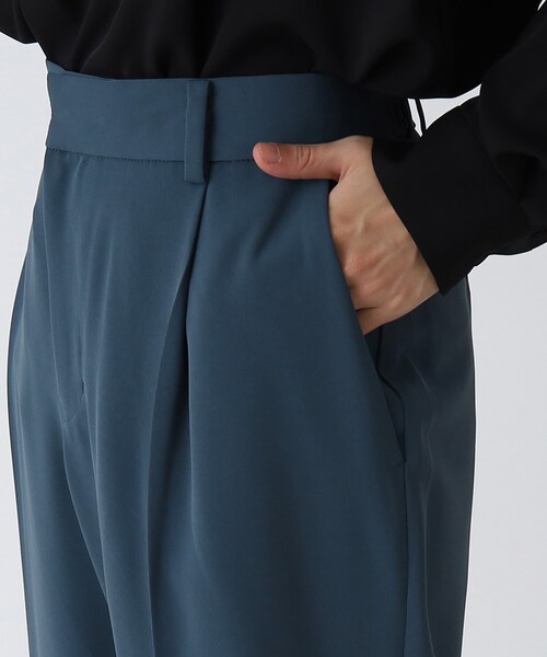 tk.TAKEO KIKUCHI（ティーケータケオキクチ）の「◆カラーワイドフレアパンツ（その他パンツ・メンズ・ブルー/ベビーピンク/アイボリー/グリーン/ブラック/マスタード/レンガ・02/03/66）」の8枚目の写真