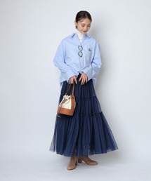 CADUNE カデュネ チュールスカート ブラック CADUNE（カデュネ）の「チュールスカート（スカート）」 - WEAR
