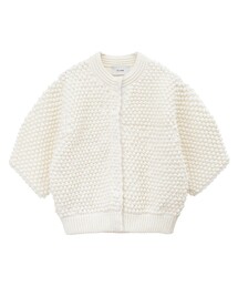 CLANE | 【CLANE/クラネ】3D DOT HALF SLEEVE KNIT CARDIGAN/3Dドットハーフスリーブニットカーディガン(カーディガン/ボレロ)