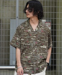 schott | 【WEB LIMITED】Schott/ショット/HAWAIIAN SHIRT BANDANA SHARK/ハワイアンシャツ バンダナシャーク(シャツ/ブラウス)