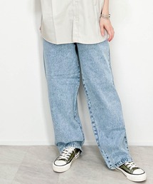 12オンス バギー 5ポケット デニムパンツ レディース メンズ