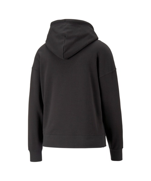 PUMA(プーマ)の「PUMA プーマ ウィメンズ PUMA TEAM フーディー(スウェット・レディース・ピンク/ライトグレー/ブラック・MEDIUM/SMALL/LARGE/X-SMALL)」の8枚目の写真