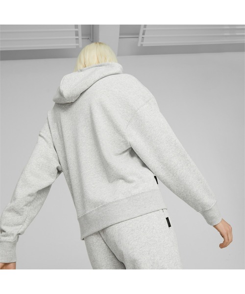 PUMA(プーマ)の「PUMA プーマ ウィメンズ PUMA TEAM フーディー(スウェット・レディース・ピンク/ライトグレー/ブラック・MEDIUM/SMALL/LARGE/X-SMALL)」の12枚目の写真