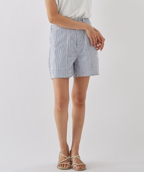 Ocean Pacific（オーシャンパシフィック）の「【OP:オーピー】レディースショートパンツ（その他パンツ・レディース・ブルー/ベージュ/グレー・LARGE/MEDIUM）」の3枚目の写真