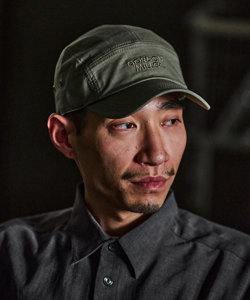 GORDON MILLER(ゴードンミラー)の「GORDON MILLER(ゴードンミラー)COTTON/CORDURA RIP STOP JET CAP 100(キャップ・メンズ・ベージュ/オリーブドラブ/ブラック・FREE)」の3枚目の写真