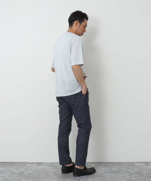 Stutostein Nolley's（シュテットシュタインノーリーズ）の「切替ニットTシャツ（吸水速乾・消臭抗菌加工素材）（ニット/セーター・メンズ・ネイビー/グレー系その他/ブルー系その他・M/L）」の16枚目の写真