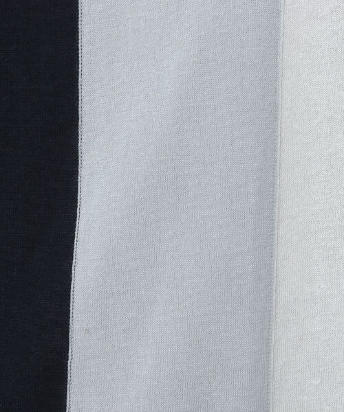 Stutostein Nolley's（シュテットシュタインノーリーズ）の「切替ニットTシャツ（吸水速乾・消臭抗菌加工素材）（ニット/セーター・メンズ・ネイビー/グレー系その他/ブルー系その他・M/L）」の17枚目の写真