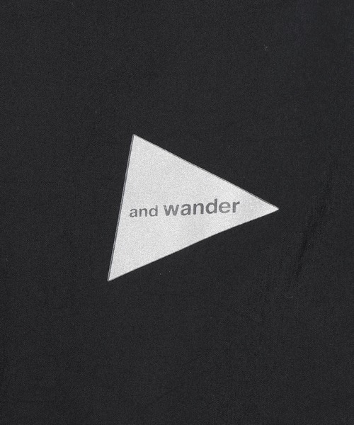 and wander(アンドワンダー)の「and wander/アンドワンダー UV cut stretch SS shirt シャツ(シャツ/ブラウス・メンズ・ライトブルー/ブラック・L/XL/M)」の9枚目の写真