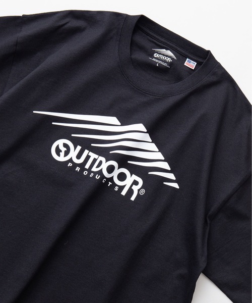 OUTDOOR PRODUCTS APPAREL(アウトドアプロダクツアパレル)の「USAコットン ロゴプリント ビッグシルエット Tシャツ(Tシャツ/カットソー・メンズ・ホワイト/チャコールグレー/カーキ/ブラウン/ブラック/ブルー系その他・X-LARGE/LARGE/MEDIUM)」の1枚目の写真