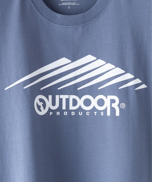 OUTDOOR PRODUCTS APPAREL(アウトドアプロダクツアパレル)の「USAコットン ロゴプリント ビッグシルエット Tシャツ(Tシャツ/カットソー・メンズ・ホワイト/チャコールグレー/カーキ/ブラウン/ブラック/ブルー系その他・X-LARGE/LARGE/MEDIUM)」の14枚目の写真