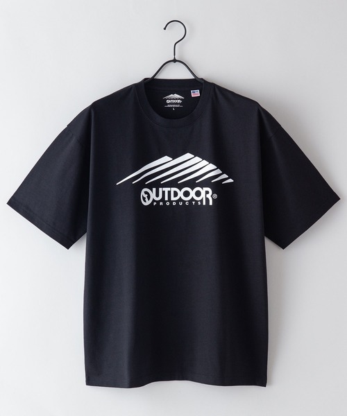 OUTDOOR PRODUCTS APPAREL(アウトドアプロダクツアパレル)の「USAコットン ロゴプリント ビッグシルエット Tシャツ(Tシャツ/カットソー・メンズ・ホワイト/チャコールグレー/カーキ/ブラウン/ブラック/ブルー系その他・X-LARGE/LARGE/MEDIUM)」の8枚目の写真