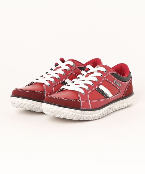 EDWIN（エドウィン）の「《EDWIN》EDW-7747（スニーカー・メンズ・ブラック/レッド・28.0cm/25.5cm/26.5cm/27.0cm/25.0cm/26.0cm）」の2枚目の写真