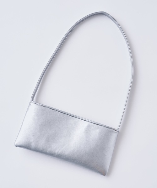 FEKETE(フェケテ)の「FEKETE LOGO VEGAN LEATHER MINI BAG / フェイクレザーミニバッグ(ハンドバッグ・レディース・ライトブルー/シルバー・FREE)」の18枚目の写真