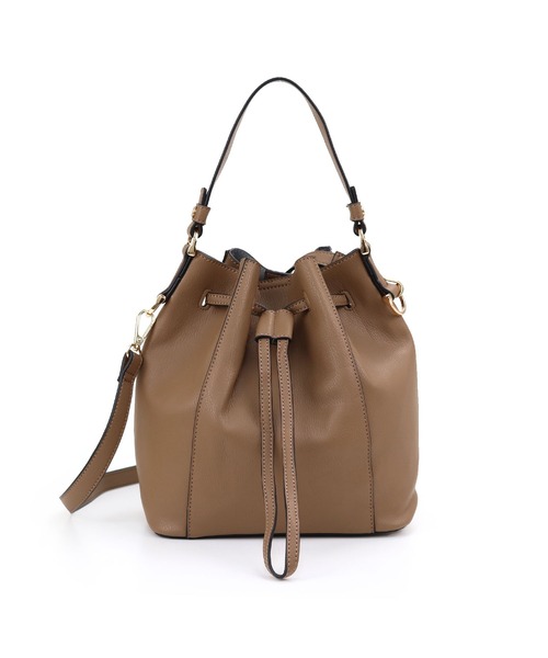MIAN (ミアン)の「【MIAN】巾着2wayショルダー LOTUS 2221-217-1(ショルダーバッグ・レディース・ブラック/アイボリー/グレイッシュベージュ/モカ/イエロー/シルバー・FREE)」の16枚目の写真