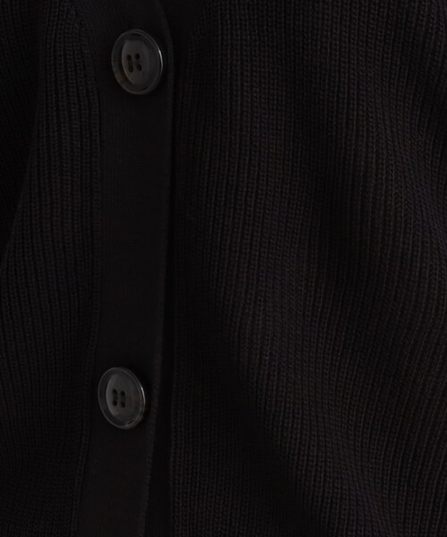 DRESKIP（ドレスキップ）の「◆片畦編ドルマンVネックニットカーディガン（カーディガン/ボレロ・レディース・黄緑系/ナチュラル/ブラック・02/03）」の6枚目の写真