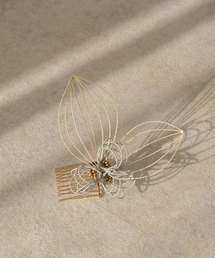 ゆかた館グレース（ユカタカングレース）の「髪飾り　水引き 花と葉（和装小物）」