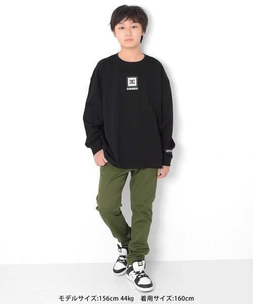 GLAZOS（グラソス）の「【大人向けサイズあり】【ラクパン】TCカラーツイル・スリムパンツ（その他パンツ・キッズ・ブラック/ブルー/ベージュ/グレー/カーキ・170cm/130cm/160cm/150cm/140cm）」の21枚目の写真