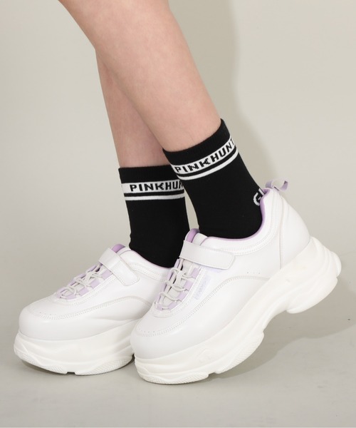 PINKHUNT（ピンクハント）の「PINKHUNT ダッドスニーカー 8108（スニーカー・キッズ・ブラック/ホワイト・LARGE/S size/M size）」の12枚目の写真