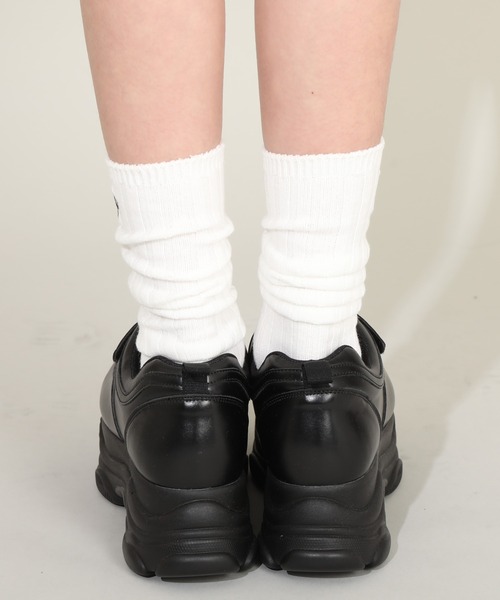 PINKHUNT（ピンクハント）の「PINKHUNT ダッドスニーカー 8108（スニーカー・キッズ・ブラック/ホワイト・LARGE/S size/M size）」の8枚目の写真