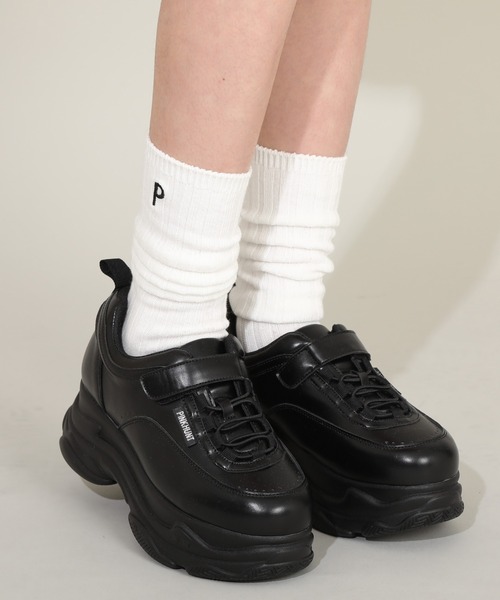 PINKHUNT（ピンクハント）の「PINKHUNT ダッドスニーカー 8108（スニーカー・キッズ・ブラック/ホワイト・LARGE/S size/M size）」の6枚目の写真