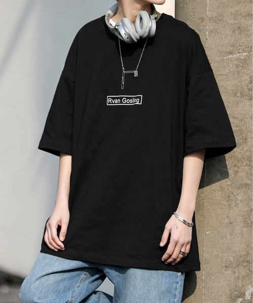neos（ネオス）の「【neos -addictive design-】ビッグシルエット バックフォト ロゴ プリント クルーネック Tシャツ（Tシャツ/カットソー・メンズ・ホワイト/グリーン/ブラック/ブルーグレー・MEDIUM/LARGE/X-LARGE）」の9枚目の写真