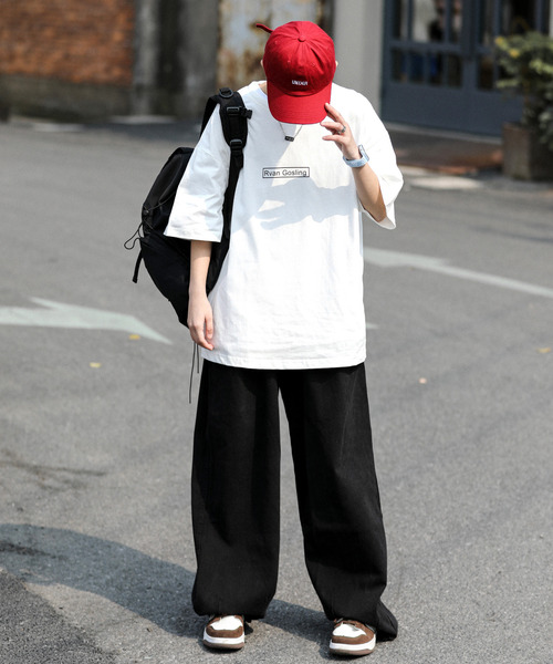 neos（ネオス）の「【neos -addictive design-】ビッグシルエット バックフォト ロゴ プリント クルーネック Tシャツ（Tシャツ/カットソー・メンズ・ホワイト/グリーン/ブラック/ブルーグレー・MEDIUM/LARGE/X-LARGE）」の12枚目の写真