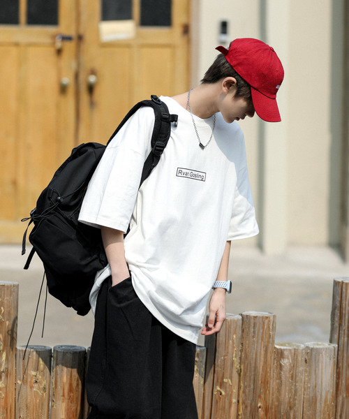 neos（ネオス）の「【neos -addictive design-】ビッグシルエット バックフォト ロゴ プリント クルーネック Tシャツ（Tシャツ/カットソー・メンズ・ホワイト/グリーン/ブラック/ブルーグレー・MEDIUM/LARGE/X-LARGE）」の13枚目の写真