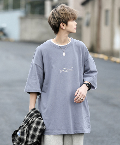 neos（ネオス）の「【neos -addictive design-】ビッグシルエット バックフォト ロゴ プリント クルーネック Tシャツ（Tシャツ/カットソー・メンズ・ホワイト/グリーン/ブラック/ブルーグレー・MEDIUM/LARGE/X-LARGE）」の15枚目の写真