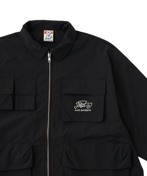 WHO'S WHO gallery（フーズフーギャラリー）の「COOPER FACTミリタリーシャツジャケット（シャツ/ブラウス・メンズ・ブラック/カーキ/ホワイト・FREE）」の13枚目の写真