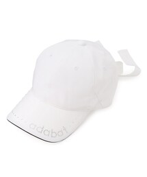 adabat | 【日本製】ラインストーンロゴ リボン付きキャップ(キャップ)