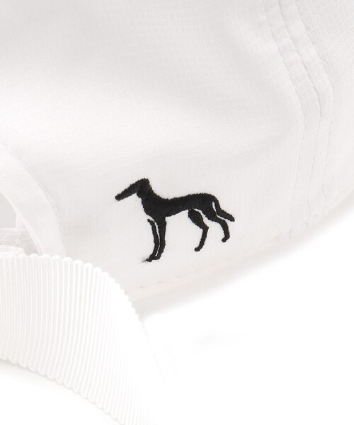 adabat（アダバット）の「◆【日本製】ラインストーンロゴ リボン付きキャップ（キャップ・レディース・ブラック/ホワイト・00）」の7枚目の写真