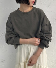 apres jour mignon | スウェットライクピグメント加工Tシャツ【ZOZOTOWN限定アイテム】(Tシャツ/カットソー)