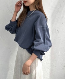 スウェットライクピグメント加工Tシャツ【ZOZOTOWN限定アイテム】