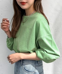 スウェットライクピグメント加工Tシャツ【ZOZOTOWN限定アイテム】