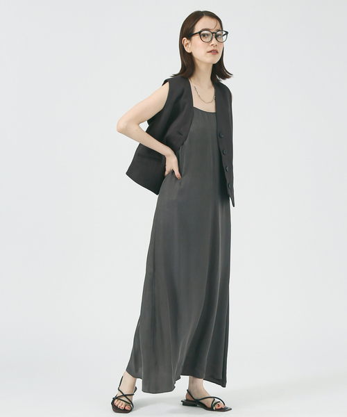 PICHE ABAHOUSE（ピシェ アバハウス）の「チューブトングフラットサンダル（サンダル・レディース・ホワイト/ブラック/ダークグリーン/ブラウン・38/39/35/36/37）」の5枚目の写真