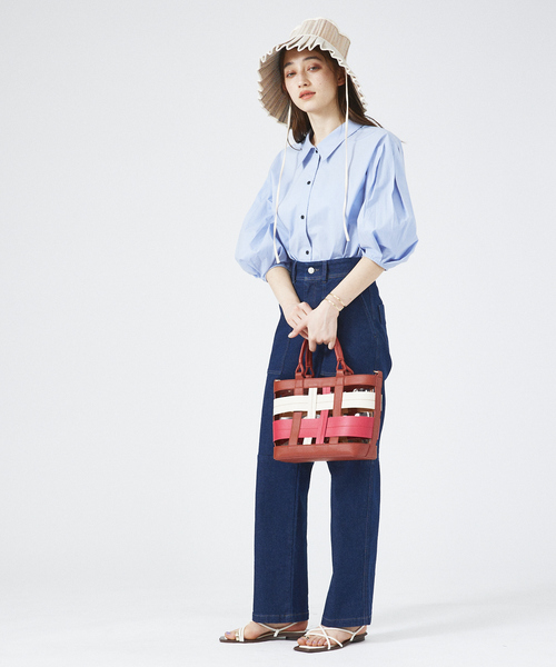 PICHE ABAHOUSE（ピシェ アバハウス）の「チューブトングフラットサンダル（サンダル・レディース・ホワイト/ブラック/ダークグリーン/ブラウン・38/39/35/36/37）」の11枚目の写真