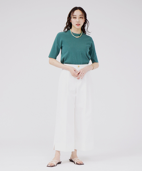 PICHE ABAHOUSE（ピシェ アバハウス）の「チューブトングフラットサンダル（サンダル・レディース・ホワイト/ブラック/ダークグリーン/ブラウン・38/39/35/36/37）」の13枚目の写真