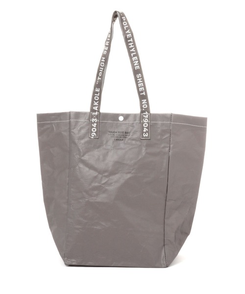 LAKOLE（ラコレ）の「TOUGH BAGカラー(M) / 188631（トートバッグ・レディース・アイボリー/チャコール/ブルー/桜/カーキ/ライトブルー/ネイビー・FREE）」の13枚目の写真