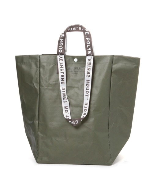 LAKOLE（ラコレ）の「TOUGH BAGカラー(M) / 188631（トートバッグ・レディース・アイボリー/チャコール/ブルー/桜/カーキ/ライトブルー/ネイビー・FREE）」の22枚目の写真