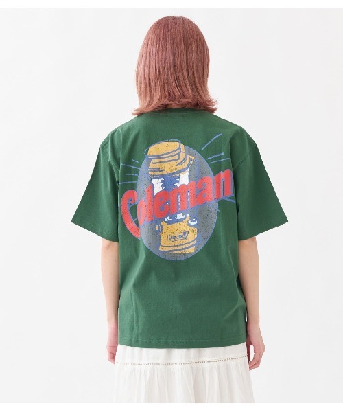 RUGGEDWORKS(ラゲッドワークス)の「Coleman【コールマン】ユニセックス Vintage Lantarn Tshirt(Tシャツ/カットソー・メンズ・グレー/グリーン/ホワイト・M/XL/L)」の3枚目の写真