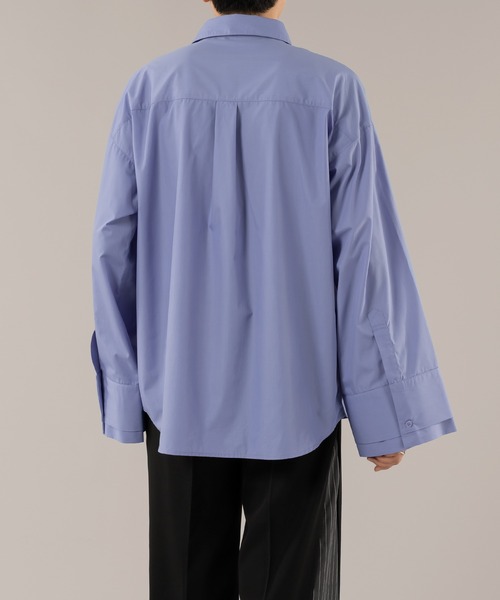DOUBLE CUFFS FLARE SHIRT/ダブルカフスフレアシャツ（シャツ