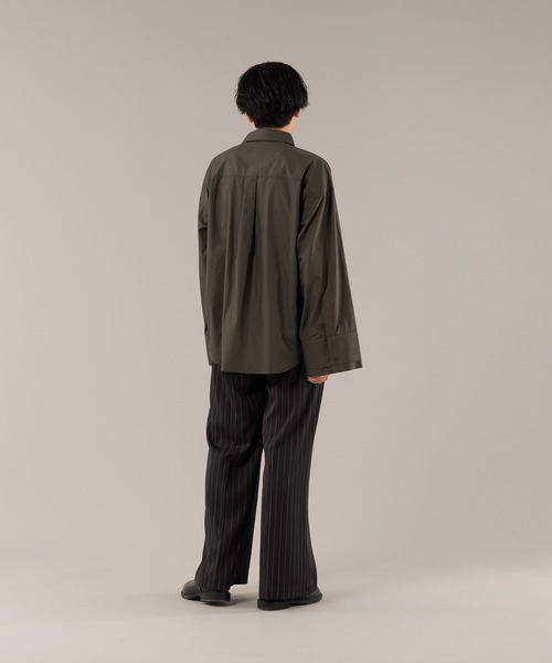 DOUBLE CUFFS FLARE SHIRT/ダブルカフスフレアシャツ（シャツ/ブラウス